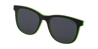 Sting AGSJ674 Clip-On Only Polarized VB5P Mens Sunglasses Black Size 49
