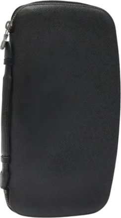 Louis Vuitton Tweedehands leren portemonnees - Dames - Vintage Accessoires - Zwart - ONE Size - Leer - Vintage