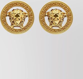 Versace metal medusa 95 stud earrings