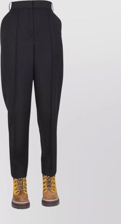 Tory Burch mohair ankle length trousers with belt loops