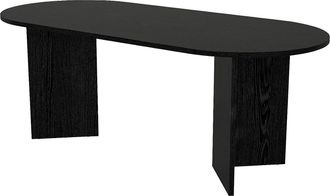 Vente-Unique Mesa de comedor para 8 personas - Negro - TOPANIA