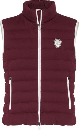 Brunello Cucinelli Down vest in Amaranth at Nordstrom, Size 40 It