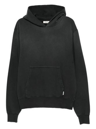 Sandro pocket-detail cotton hoodie - Black