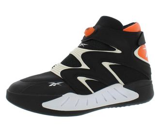 Reebok Mens Instapump Fury Zone Basketball Shoes, Black/Footwear White/Black, Medium