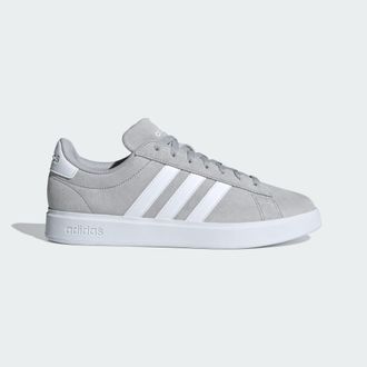 adidas Mens Grand Court 2.0 Shoes - Grey Leather - Size UK 10.5