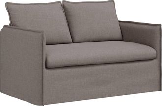 vidaXL Sof&aacute; Taup&eacute; 136 X 82 X 85 Cm Tela Vidaxl