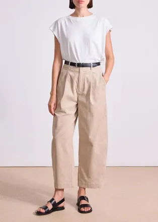 Apiece Apart Bari Corduroy Trouser In Sand