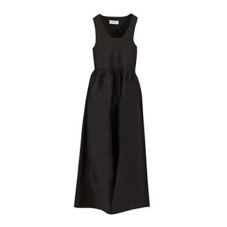 Matteau Deep U Sundress - female - Matteau - Midi Dresses - Black - L - Dresses