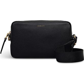 Radley London Tavistock Mini Zip Around Crossbody Bag in Black at Nordstrom, Size X-Small