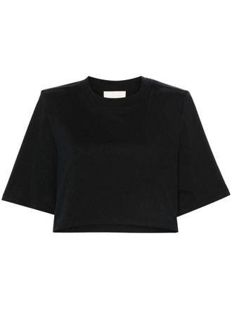 Isabel Marant Zaely logo-embroidered T-shirt - Black