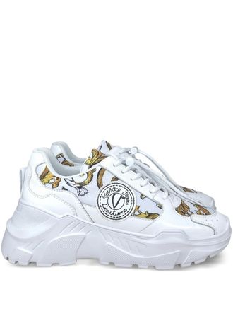 Versace Jeans Couture Barocco-print sneakers - White