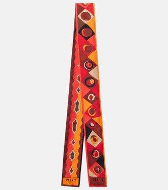 Pucci Manuba silk twill scarf