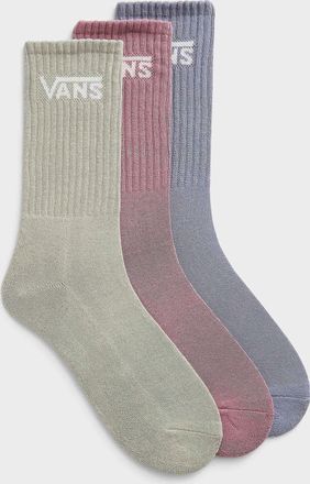 Vans Mens Muted colour ribbed socks 3-pack
