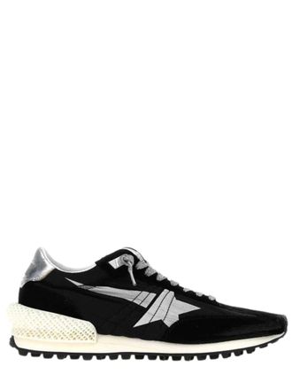 Golden Goose Black Canvas Marathon Sneakers
