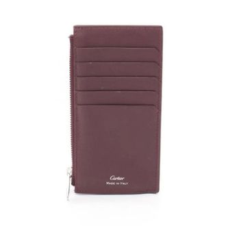 Cartier Pre-owned Wallets, female, Red, Size: ONE SIZE Pre-owned Card case