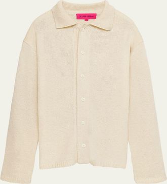 The Elder Statesman Mens Nora Lite Knit Overshirt