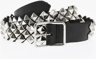 Dsquared2 Studded Leather Belt 25mm size 85