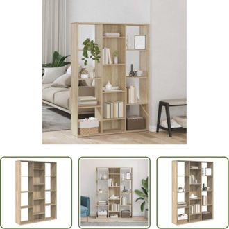 vidaXL vidaXL Scaffale in legno - Libreria/Divisorio Rovere Sonoma 100x24x140cm Legno Multistrato