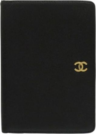 Chanel Pre-owned Wallets, female, Black, Size: ONE SIZE Pre-owned Vintage Bi-fold Wallet