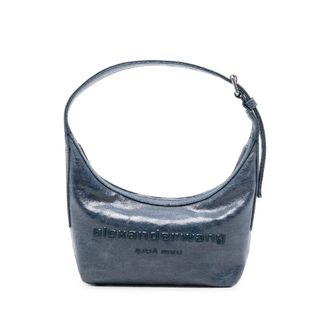 Alexander Wang Blue Punch Glazed Small Shoulder Bag