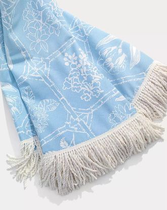 Lilly Pulitzer Round Fringe Tablecloth