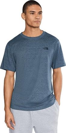 The North Face S/S Tri-Blend T-Shirts Mens Clothing Shady Blue White Heather : 2XL, Cotton/Polyester/Viscose