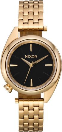 Nixon Eddy Bracelet Watch, 29mm in All Gold /Black at Nordstrom