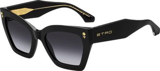 Etro 0090/S 807/9O Womens Sunglasses Black Size 55