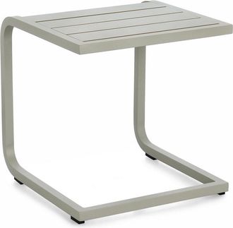 Decorspace Tavolino taylor Struttura In Alluminio Per Arredo Casa Da 40 X 40 Cm -bianco