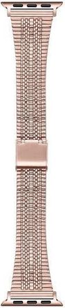 Posh Tech Eliza Stainless Steel Apple Watch Watchband in Rose Gold at Nordstrom Rack, Size 38