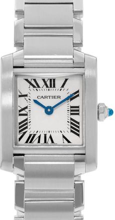 Cartier Pre-owned Cartier Tank Francaise Quartz Silver Dial Ladies Watch W51008Q3