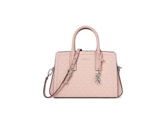 Michael Kors Laila Small Satchel Satchel Womens Handbags Smokey Rose, Polyester/Twill
