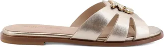 Pinko cut-out-detail sandals - Gold