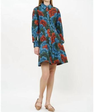 Oliphant Elizabeth Dress In Madrid Blue