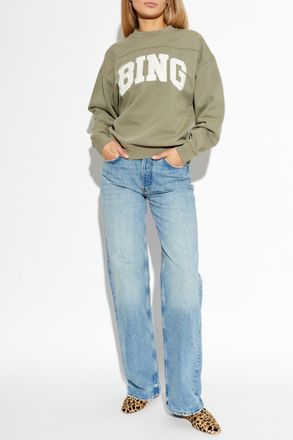 Anine Bing Trenton Sweatshirt, Womens, Green