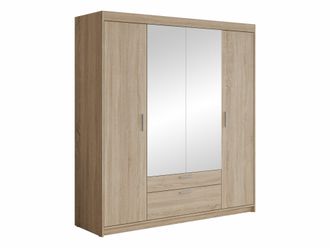 Mirjan24 Armario Novduni 108, Roble Sonoma, 191x176x53cm, Puertas De Armario: Con Bisagras, N&uacute;mero De Estantes: 0