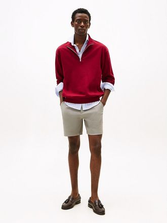 Tommy Hilfiger Mens Solid Stretch 7 Tech Short - Hydrogen Grey - 44