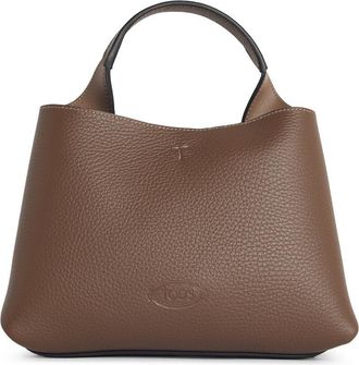 Tod's Tods Microtas in bruin leer