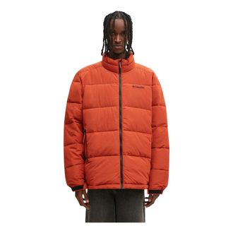 Columbia Pike Lake Novelty Jacket - Heren - Ski Jassen - Oranje - L - Leer - Fitness
