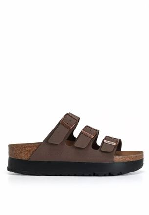 Birkenstock Womens Florida Iii Pap Flex Platform Sandal In Mocca