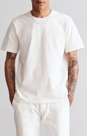 Madewell Allday Garment Dyed Cotton T-Shirt in Lighthouse at Nordstrom, Size Xx-Large