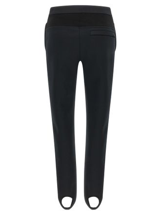 Courr&egrave;ges Technical Jersey Stirrup Trousers - Black