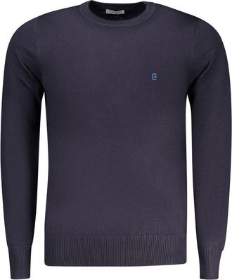 Coveri Moving Blu Viscose Man T-shirt