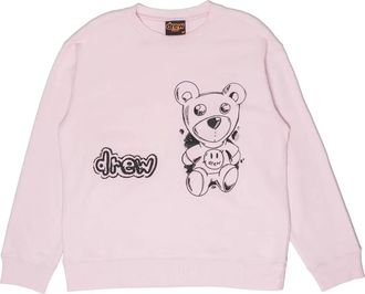 Drew House Theodore Sketch Crewneck Sweatshirt Pale Pink DR-FW21-008