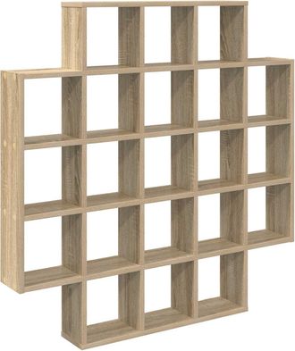vidaXL Estante De Pared Roble Sonoma 100 X 13 X 100 Cm Vidaxl