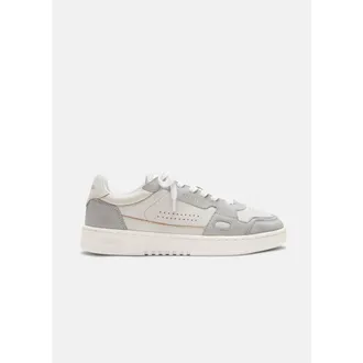 Axel Arigato Dice Lo Cracked Leather Sneaker in Beige/light Grey at Nordstrom, Size 46