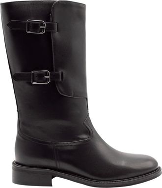 Julie Dee Stivale alto stile biker - - Shoes - Donna - Nero - 38 EU