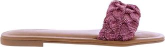 Paris Punk Inuovo Slipper - Dames - Sandalen - Roze - 39 EU - Leer - Schoenen