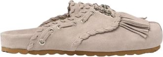Scarosso Flora Mule - Dames - Slip ons - Beige - 40 EU - Su&egrave;de - Schoenen
