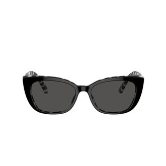 Dolce & Gabbana Cat-eye Zonnebril - unisex - Zonnebrillen - Zwart - 49 MM - Accessoires